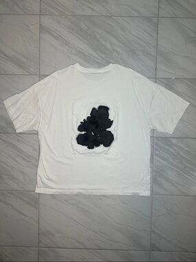 Zara White Crewneck Tee